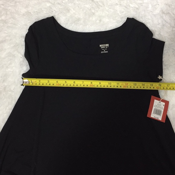 Mossimo Supply Co. Two Black T Shirts Sz XS - Picture 7 of 8